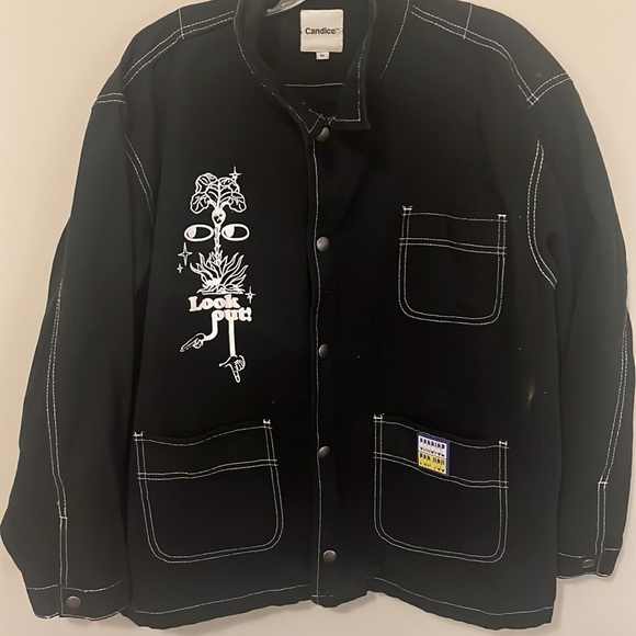 CANDICE FOR YOU LOOK OUT! CHORE JACKET (sold out very rare) size medium - Picture 5 of 6